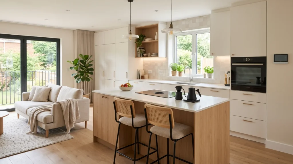 Open kitchen decor