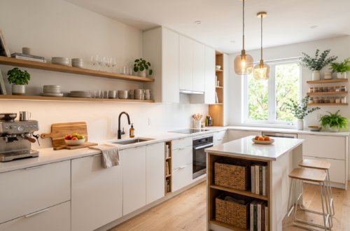 Tiny Kitchen layout and decor